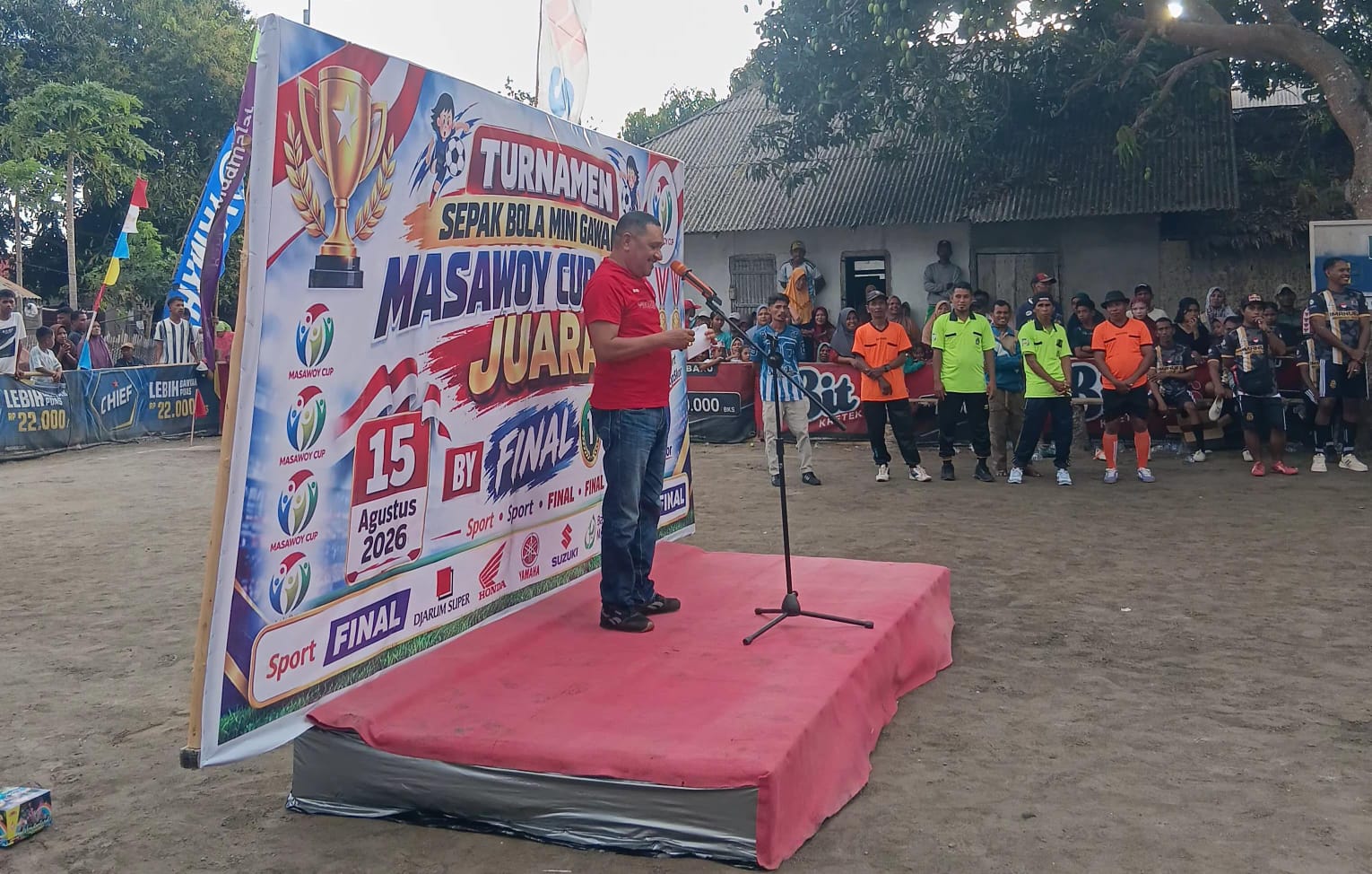 Mewakili Gubernur Maluku,  Nirahua Resmi Tutup Masawoy Cup 2026: Jadikan Prestasi Pijakan Raih Kejuaraan Lebih Tinggi